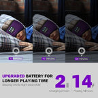 MUSICOZY Sleep Headphones Bluetooth, Sleeping Eye Mask Headband Headphones - Image 4