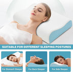 Memory Foam Cooling Bed Pillows - Image 4