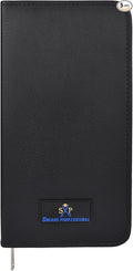 Leather 5 Scissor & Shear Storage Case for Hairstylist - Hairdresser -Scissor Holder Perfect for home-saloon use (Black)