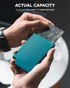 VULKIT Pop up Card Holder Minimalist Credit Card Holder RFID Blocking Slim - Image 2
