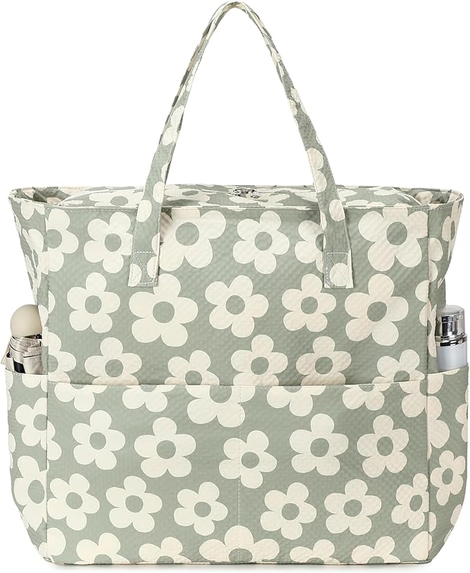LEDAOU Beach Bag Waterproof Sandproof Women Tote Bag Pool Bag - Image 9