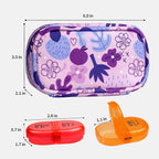 Serfeymi Weekly Travel Pill Organizer 2 Times A Day AM PM Upgraded Rainbow Pill - Image 2