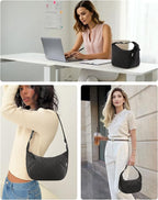 Insulated Lunch Bag for Women, Quilted Reusable Lunch Box - Image 2