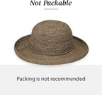 Wallaroo Hat Company – Women’s Petite Catalina Sun Hat – Wide Brim, Natural - Image 5