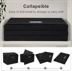 Large 17" 36 Quart Collapsible Stackable Storage Bins - Image 5