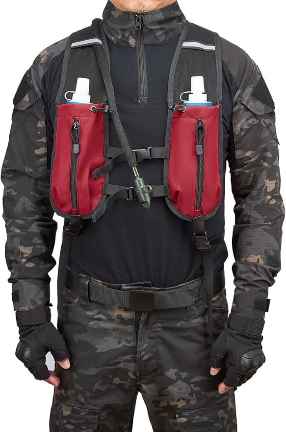 ATBP Running Hydration Vest Pack Thermal Insulation 3L TPU Water Bladder - Image 6