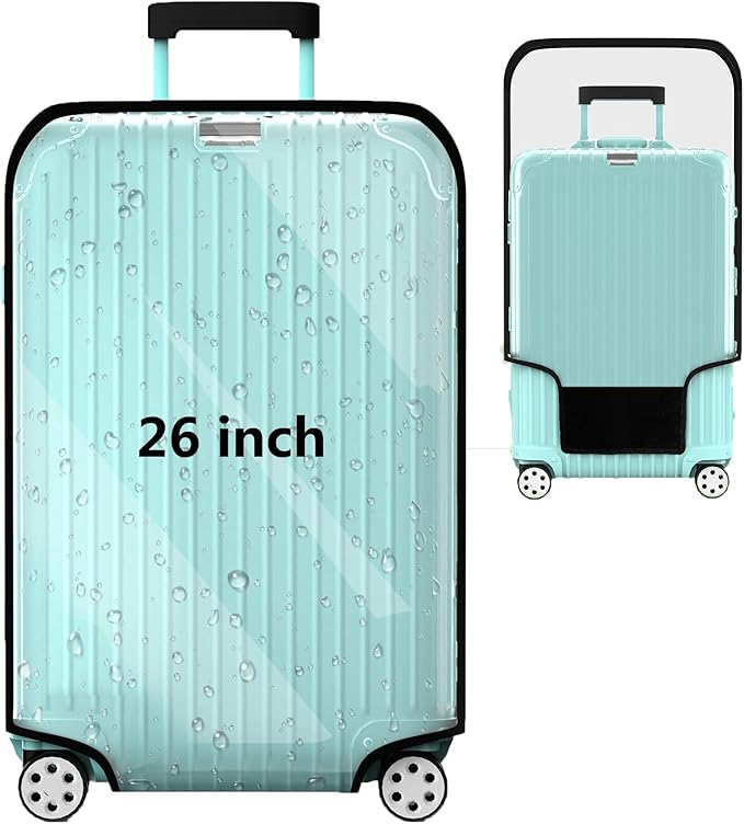 Suitcase Covers For Luggage, 26 Inch Clear PVC Luggage Covers Protector Full by YHOUSE