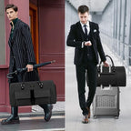 Garment Bag for Travel With Toiletry Bag Convertible Carry On Weekender Bag - Image 5