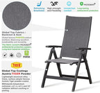 Folding Chair, Indoor & Outdoor Balcony, Patio Porch, Garden Lawn, - Image 3