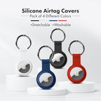 Apple AirTag 4 Pack Shockproof, Dustproof & Washable Cases, Silicon Holders - Image 2