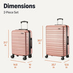 Amazon Basics 2-Piece Set, Hardshell Suitcases - Image 6