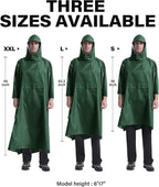 iCreek Hooded Rain Poncho with Pocket Waterproof Lightweight Unisex Raincoat - Image 6