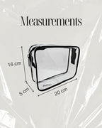 TSA Approved Clear Toiletry Bag 2-Pack, Quart Size Travel Cosmetic & Makeup Bags - Image 7