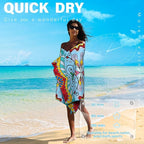 2 Pack Microfiber Lightweight Beach Towel Sand Free Quick Dry Absorbent Thin - Image 5