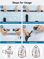 HEETA Dry Bag Waterproof for Women Men, 5L/10L/20L/30L/40L Roll Top Lightweight - Image 5