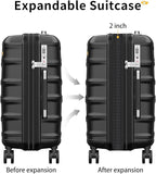 Carry On Luggage 22x14x9 Airline Approved, 20 Inch Ultra Lightweight Hardshell - Image 3