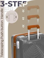 Luggage Sets 5 Piece, Suitcases - Image 3