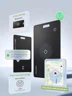 LULULOOK Wallet Tracker Card, Ultra Slim Airtag Wallet Works - Image 5