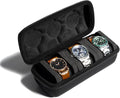 3 Slot Hard Watch Travel Case, Watch Roll Case Storage and Organizer by AUKURA