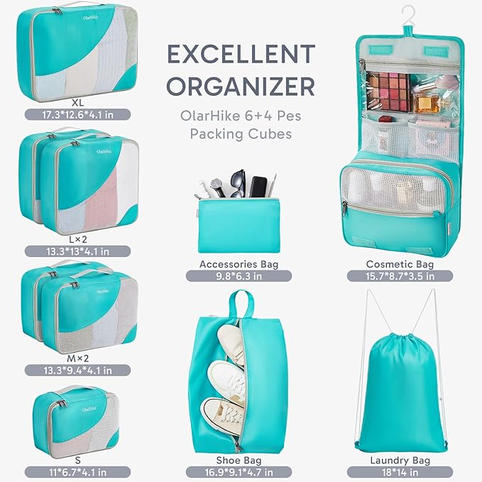 ALL INCLUDED 10 Set Durable Packing Cubes - Image 2