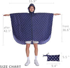 Cloak raincoat Unisex poncho Adult hooded men and women - Image 3