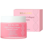 PDRN Capsule Cream with Vitamin C & Collagen – Korean Boba Moisturizer for Face, Pink Jelly Cream for Deep Hydration, Skin Repair, and Glow – Korean Skincare Gel for All Skin Types