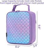 FlowFly Kids Lunch box Insulated Soft Bag Mini Cooler Back to School Thermal - Image 3