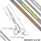 High-end Professional Extremely Very Sharp Barber Hair Cutting Scissors Hairdresser Shears For Hair 6 Inches Haircut Scissor Made Of Stainless Steel Alloy For Hairdressing Salon and Home Use