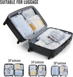 Veken 8 Set Packing Cubes for Travel Essentials, Suitcase Organizer Bags in 4 - Image 6
