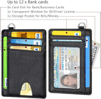 FurArt Slim Minimalist Wallet, Front Pocket Wallets, RFID Blocking, Credit Card - Image 6