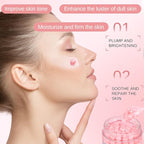 PDRN Collagen Renewal Anti-Aging Face Moisturizer Cream with Capsule Gel, Korean Skincare for Deep Hydration and Skin Repair, 50g, 1.7 fl oz