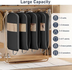 DIMJ 2 Pack 43" Space Saving Garment Bags - Image 7