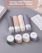 Travel Bottles for Toiletries 8 Pack, Travel Size Toiletries, Tsa Approved - Image 5