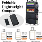 Hanging Travel Organizer, Carry-on Luggage Suitcase Organizer, Portable Shelves - Image 2