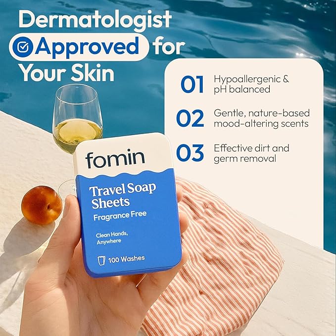FOMIN - Antibacterial Paper Soap Sheets Tin - Image 6