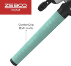 Zebco Roam Telescopic Fishing Rod and Spinning or Spincast Fishing Reel Combo - Image 6
