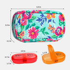 Serfeymi Weekly Travel Pill Organizer 2 Times A Day AM PM Upgraded Rainbow Pill - Image 2