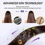 Upgraded Multi-Function Thermal Comb with Ion Infrared Technology 5 Adjustable Temperature Settings 30-Second Rapid Heating Effortlessly Create Salon-Quality Styles