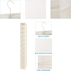 MAX Houser 10-Shelf Hanging Shoe Shelf Organizer, Hanging Shoe Storage - Image 3