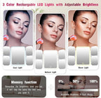 Mid-Size Makeup Bag with LED 1X5X10X20X30X Magnifying Mirror and Travel Makeup - Image 3