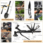 Survival Kit, Emergency Kit for Earthquake, Outdoor Adventure, Gifts for Men - Image 3