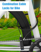 Combination Lock, 4-Digit Steel Cable Locks - Image 5