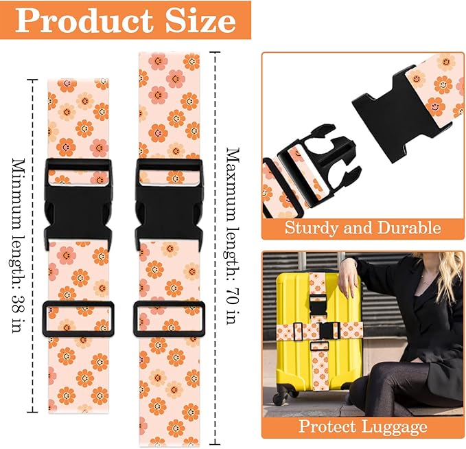 Luggage Straps for Suitcases TSA Approved, Luggage Identifiers for Suitcase - Image 2