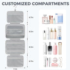Toiletry Bag For women, Portable Hanging Organizer, 4 Leakproof Compartment for - Image 2