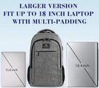MATEIN Extra Large 18.4 Inch Laptop Backpack, Travel Computer Backpack - Image 8