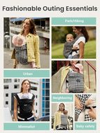 GROWNSY Baby Carrier Newborn to Toddler, Ergonomic Baby Toddler Carrier Wraps - Image 9