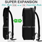 ZINZ Laptop Backpack 15 15.6 16 Inch, Expandable Computer Rucksack - Image 2