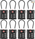 ANVIL TSA Approved Luggage Locks – High Security TSA008 Combination Travel Locks by ANVIL
