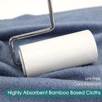 Wash Cloths 6 Pack, Super Soft and Gentle Face Towel on Sensitive Skin, Reusable Makeup Remover Eraser, 13x13 inch Large Washcloths for Face and Body, Easy to Clean Slate Blue Facial Cleaning Cloths