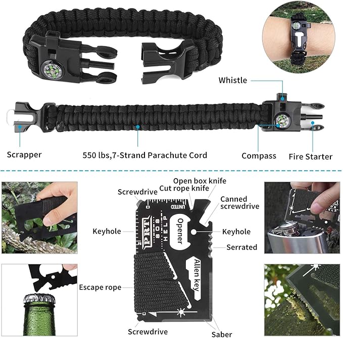 Survival Gear Kits Outdoor Survival Gear Tool - Image 6